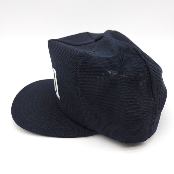 Vintage New Era Pro‎ Design FBI Snapback Trucker Hat Navy Blue Ball Cap USA Made - Picture 2 of 9